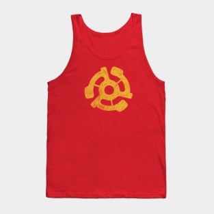 Distressed 45 Record Adapter Tank Top